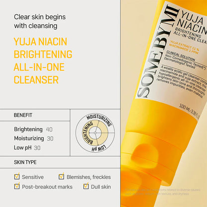 Yuja Niacin Brightening All-in-one Cleanser 100ml
