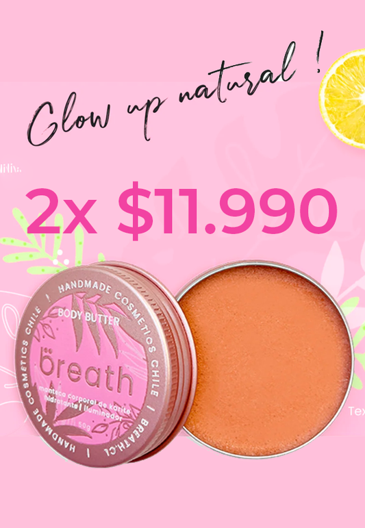 2X Manteca corporal de karité Iluminadora